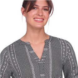 Damen kleid mit Minimal-Print