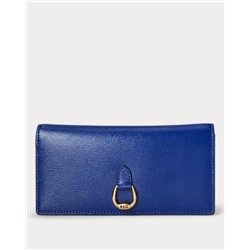 LAUREN Saffiano Slim Leather Wallet
