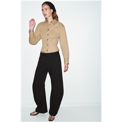 CAMISA ENTALLADA TACTO SUAVE