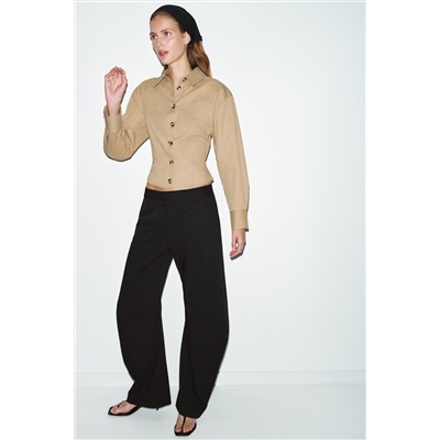 CAMISA ENTALLADA TACTO SUAVE