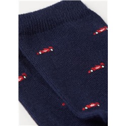 Kurze Socken mit Automotiv für Kinder
