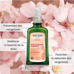 Weleda Maternité Huile de Massage Vergetures BIO 100ml