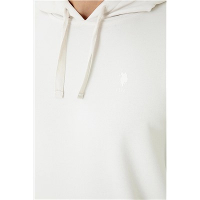 Erkek Taş Kapüşonlu Sweatshirt