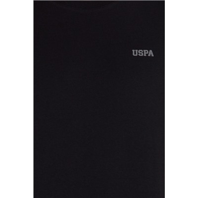 Erkek Siyah Basic Bisiklet Yaka Tişört