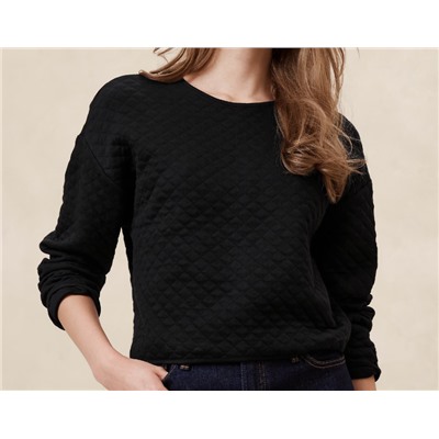 Quilted Sweatshirt