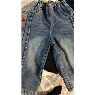 Детские джинсы с начесом