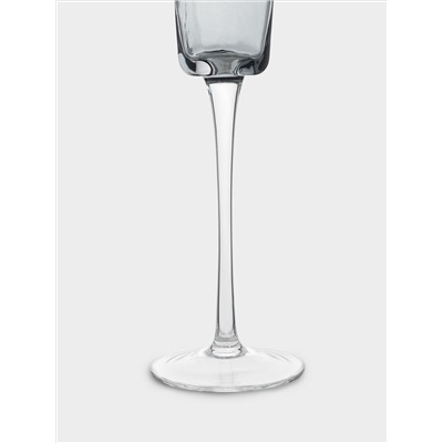 Бокал для шампанского, 160 мл, 2 шт, стекло, серый, Nocturne