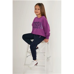Kız Çocuk Violet Pijama Takımı