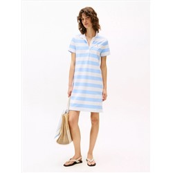 Rugby Stripe Polo Dress