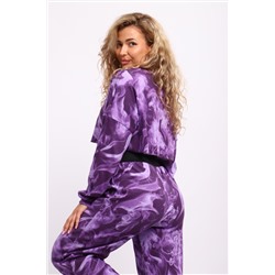 83916 костюм женский с брюками и кроп-топом