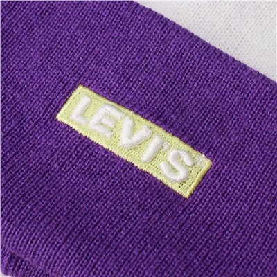 Вязанная шапка ЛЕВАЙ*С в полоску