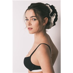 Sujetador push up algodón negro