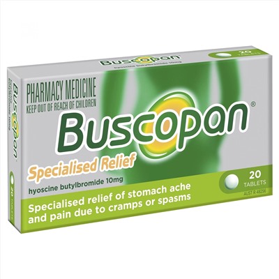 BUSCOPAN 10 MG KAPLI TABLET (20 TABLET) Бускопан