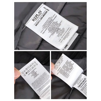 Очень легкая мужская стеганная куртка  Repla*y