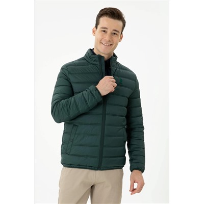 Erkek Koyu Yeşil Mont