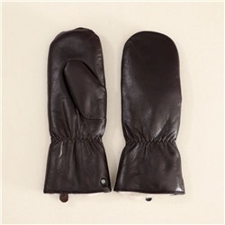 Женские кожаные варежки  Mango*