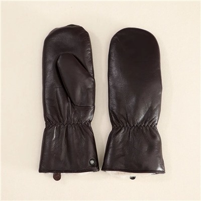 Женские кожаные варежки  Mango*
