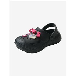 Женские шлепки в стиле Croc*s со стразами 💎 Экспорт Toomanyshoe*s