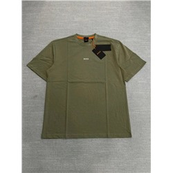 Базовая футболка с небольшим вышитым логотипом  (5 цветов ) ХУГ*О