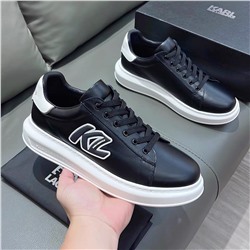 Кеды  karl  натур кожа люкс распродажа