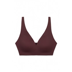 Top halter liso clean cut marrón