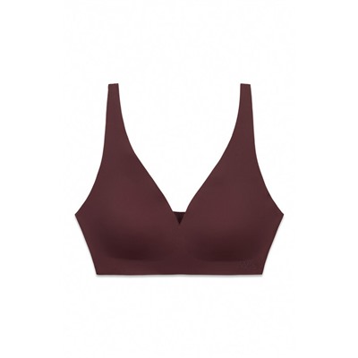 Top halter liso clean cut marrón