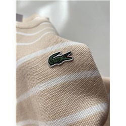 Трикотажный мужской пуловер в полоску ЛАКОСТ*Е