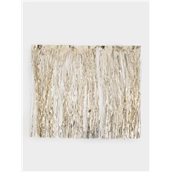 Дождик декоративный, 60 см, мишура, золотистый, New year