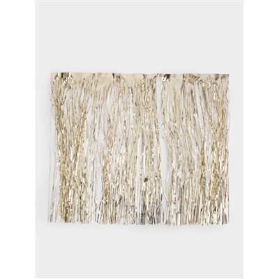 Дождик декоративный, 60 см, мишура, золотистый, New year