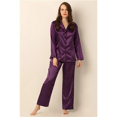 DoReMi Uzun Kollu Saten Pijama Takımı ESS002-000905