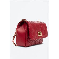 Bandolera de piel Burdeos y dorado - Firenze Artegiani