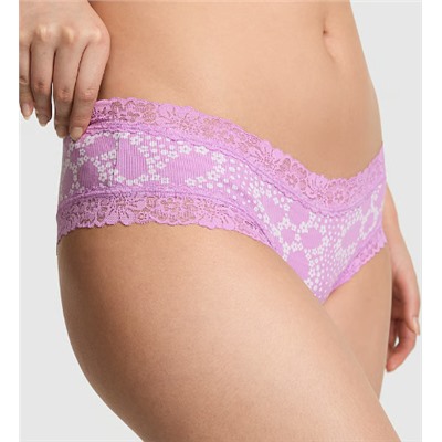 PINK Wink™ Lace-Trim Cheeky Panty