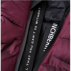 Модная блестящая стеганая куртка