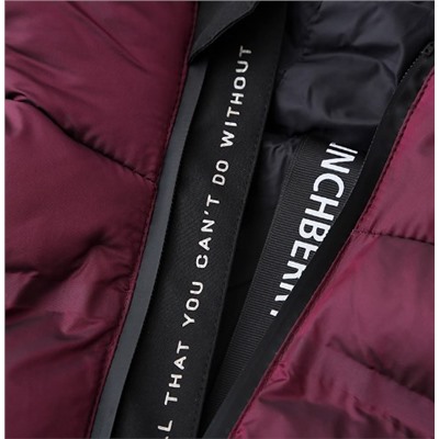 Модная блестящая стеганая куртка