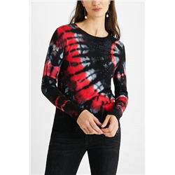 Jersey punto mandala tie-dye