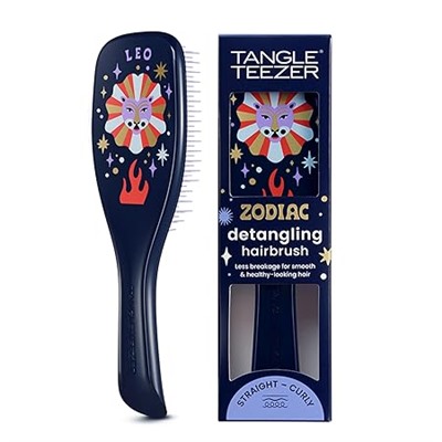Tangle Teezer Zodiac Ultimate Detangler Hairbrush for Wet & Dry Hair, Eliminates Knots & Reduces Breakage for All Hair Types, Aries