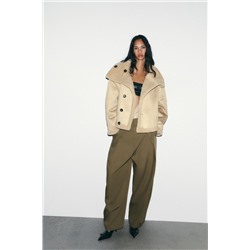 BALLOON TROUSERS WITH PLEATS