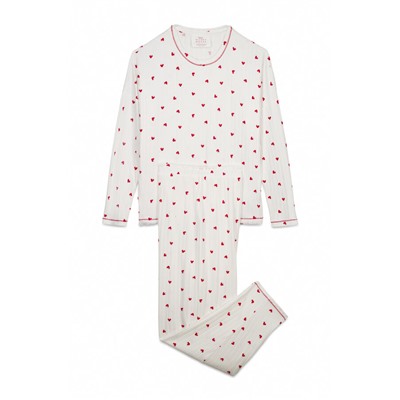 Pijama largo estampado Mickey Cherry