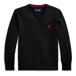 Boys 2-7 Cotton V-Neck Sweater