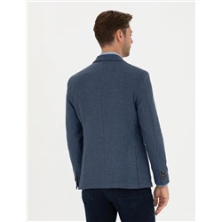 Koyu Mavi Slim Fit Ceket