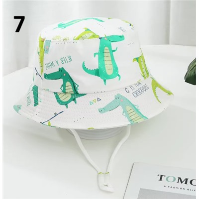 Хлопковая панама для мальчиков и девочек. 10 разных расцветок