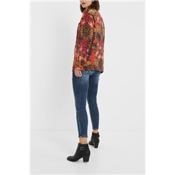Parka recta floral
