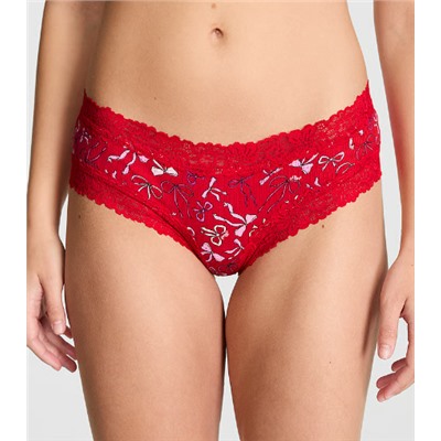 PINK Wink™ Lace-Trim Cheeky Panty