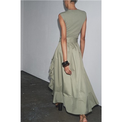 VESTIDO COMBINADO CINTURÓN