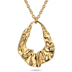 Кулон Дюна (покрытие золото) 90см, Есть комплект