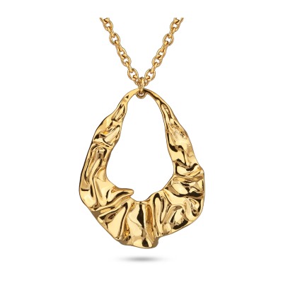 Кулон Дюна (покрытие золото) 90см, Есть комплект