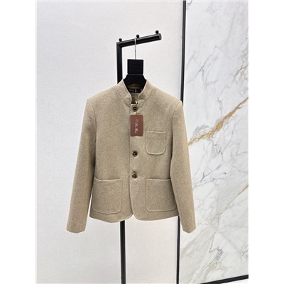 Новейшая модель пиджака с воротником-стойкой для ранней осени и весны (2 цвета) ЛОРО ПИАН*О