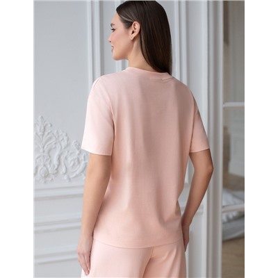 Футболка с принтом свободная из премиального 100% хлопка