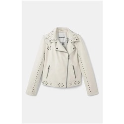 Chaqueta biker slim tachuelas