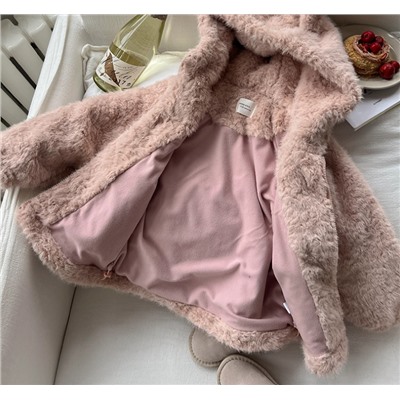 Пушистая кофта с ушками